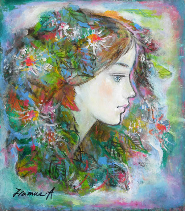 秋色 水彩画 荒木久夫
